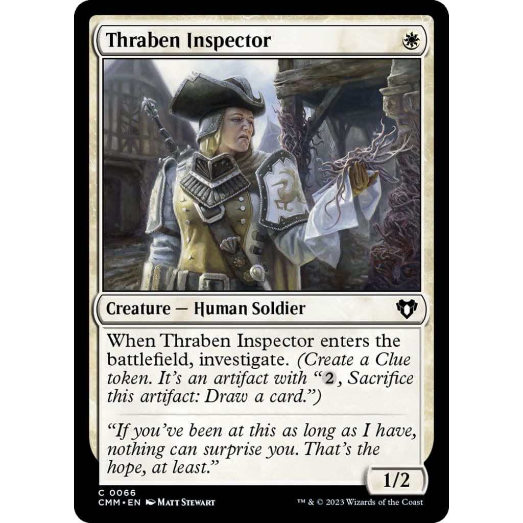 Thraben Inspector (CMM-066) Foil - Single