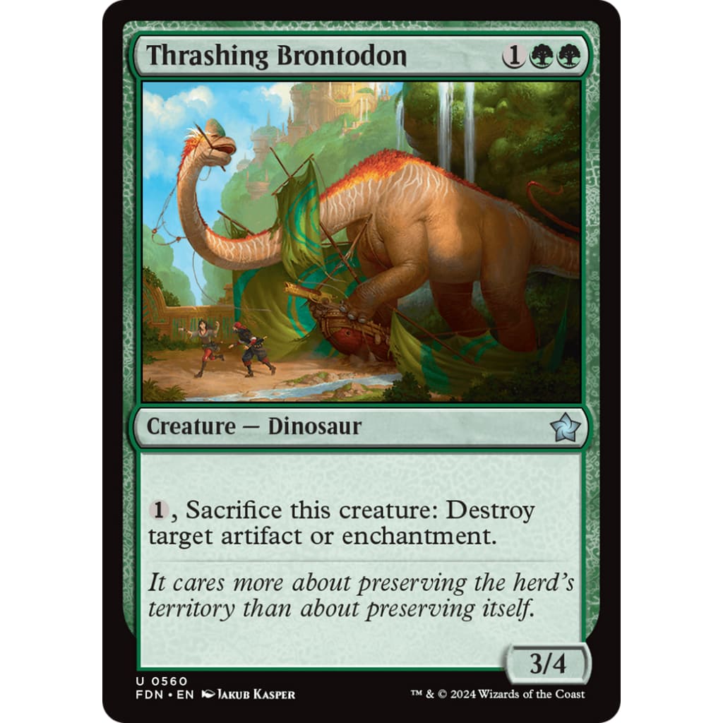 Thrashing Brontodon (FDN-560) - Single