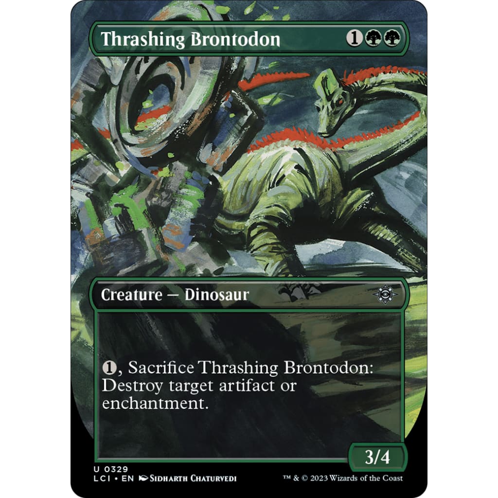Thrashing Brontodon (LCI-329) (Borderless) - Single