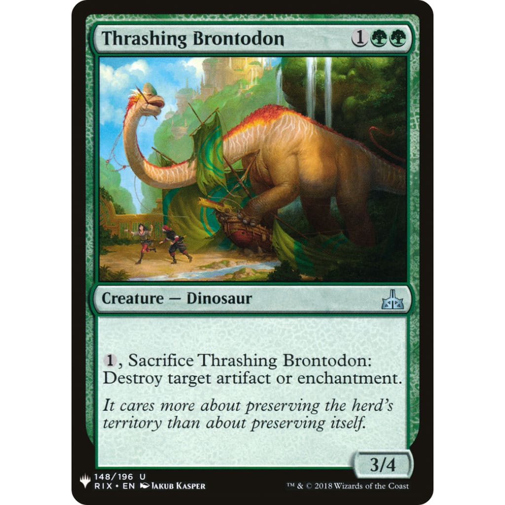 Thrashing Brontodon (PLST-RIX-148) - Single