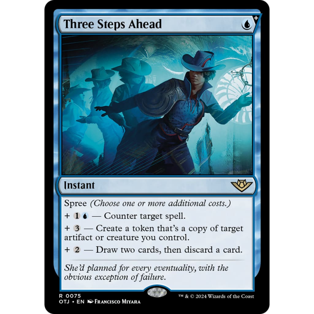 Three Steps Ahead (OTJ-075) Foil - Single