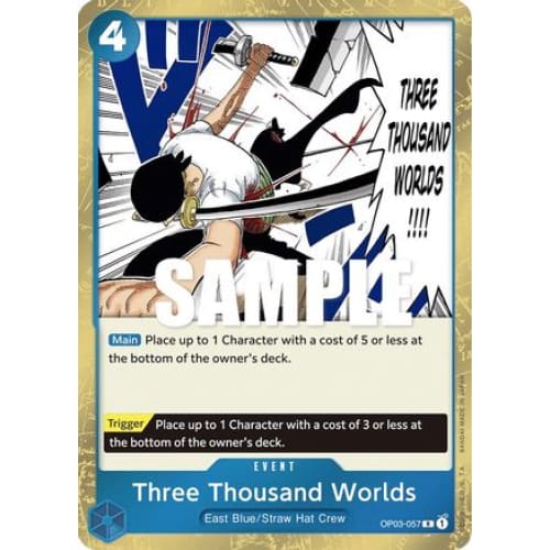 Three Thousand Worlds OP03-057 R Pillars of Strength Foil