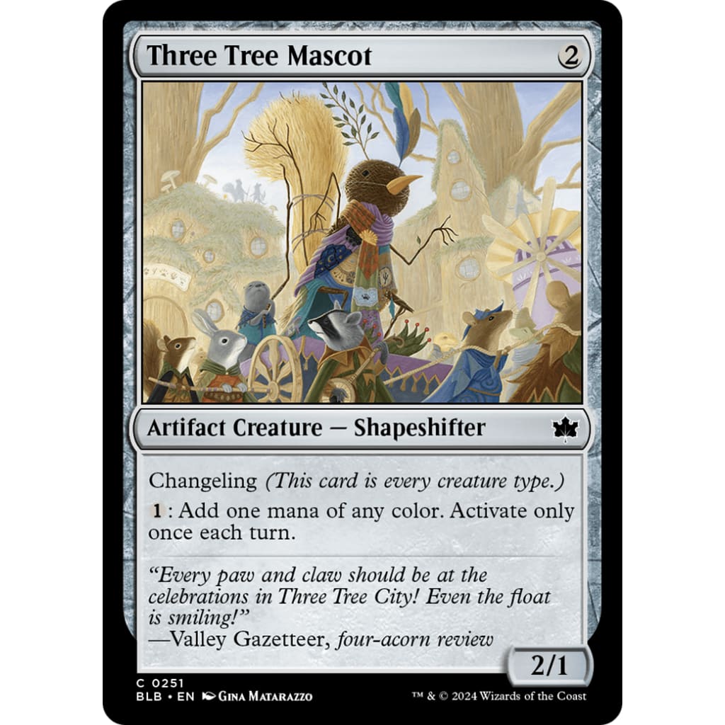 Three Tree Mascot (BLB-251) Foil - Single