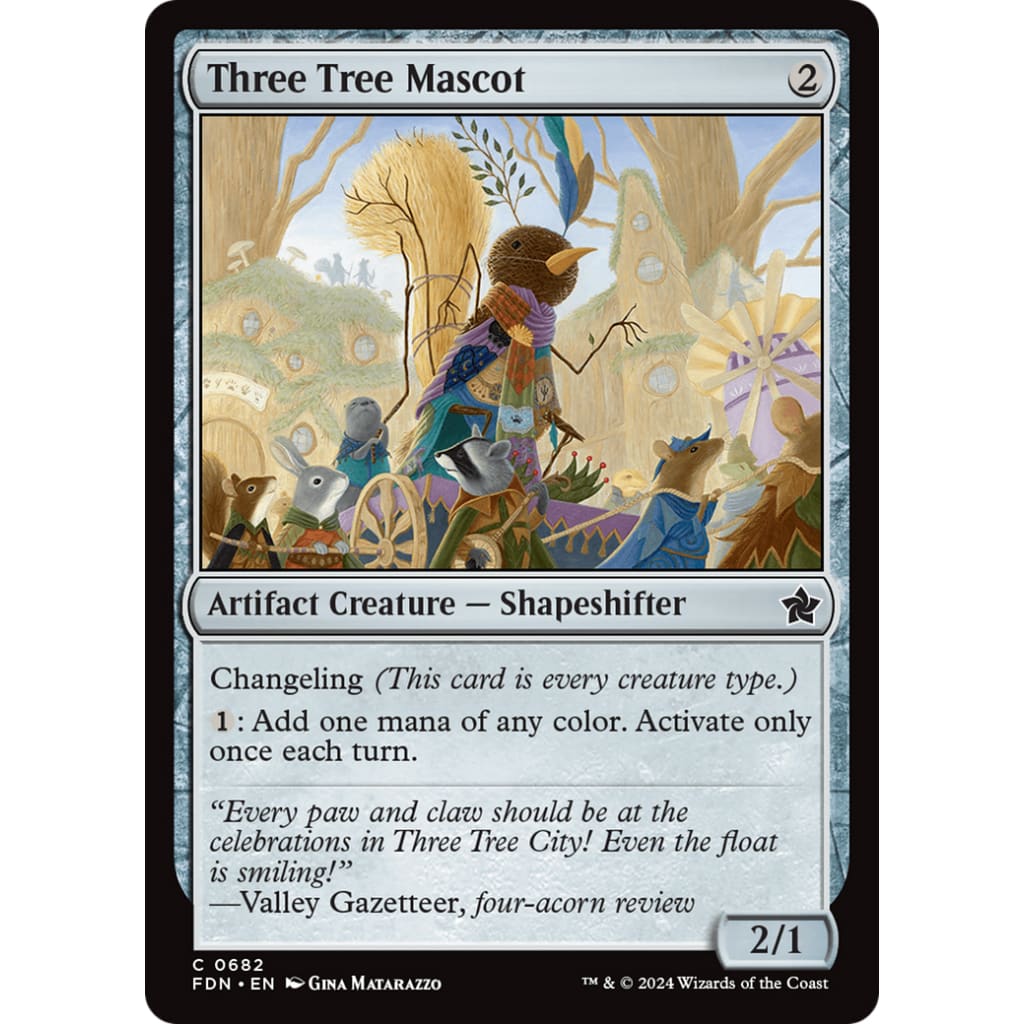 Three Tree Mascot (FDN-682) - Single