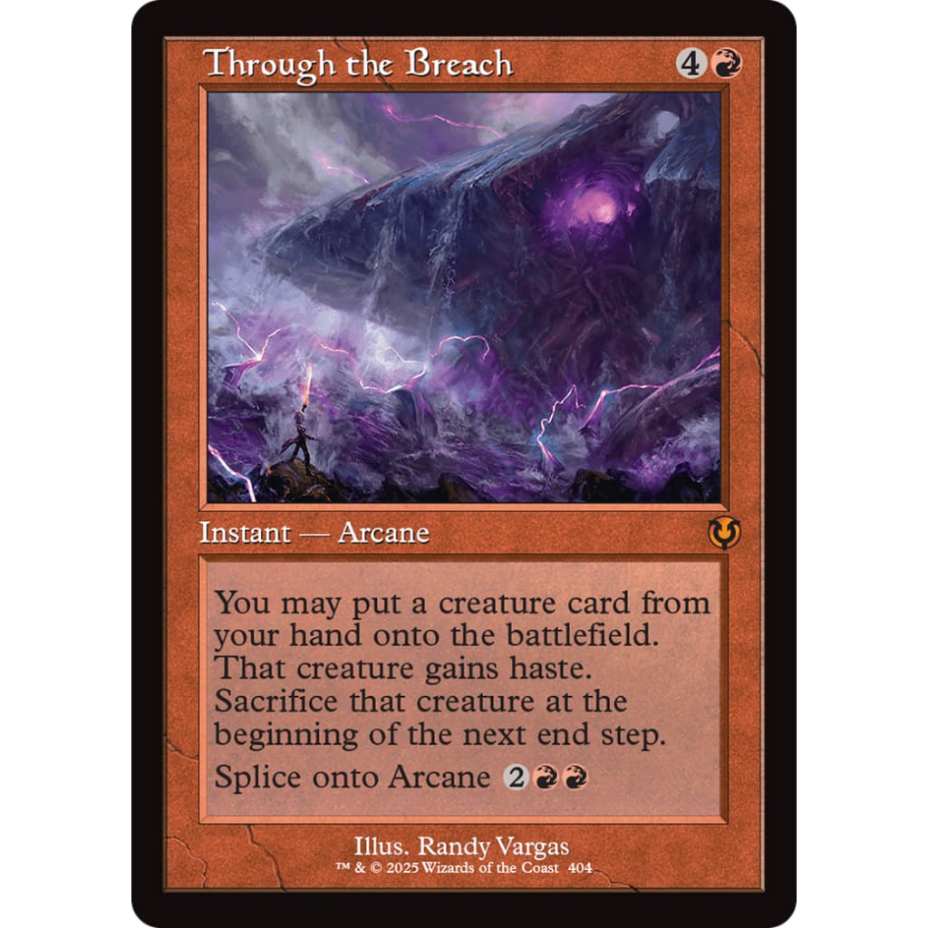 Through the Breach (Retro Frame) (INR-404) Foil - Single