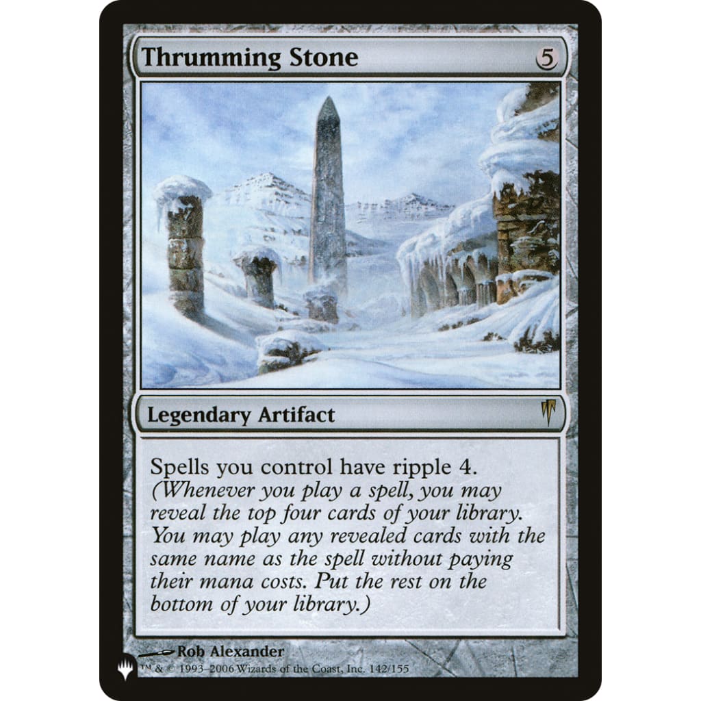 Thrumming Stone (PLIST-275) - Single