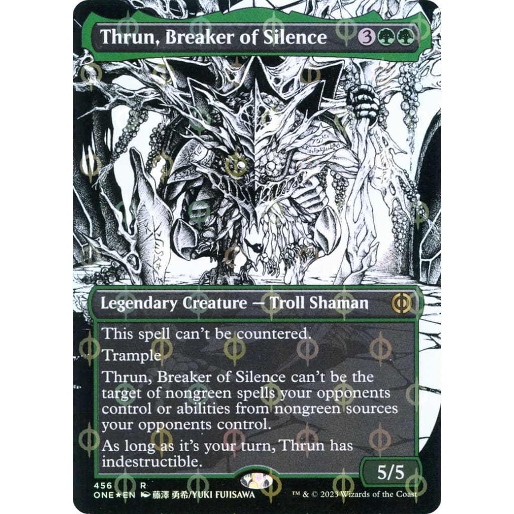 Thrun Breaker of Silence (ONE-456): (Showcase) (Borderless)