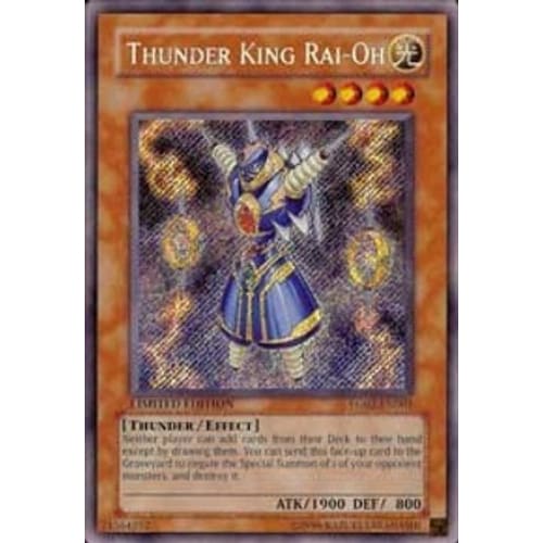 Thunder King Rai-Oh (YG02-EN001) Secret Rare Limited