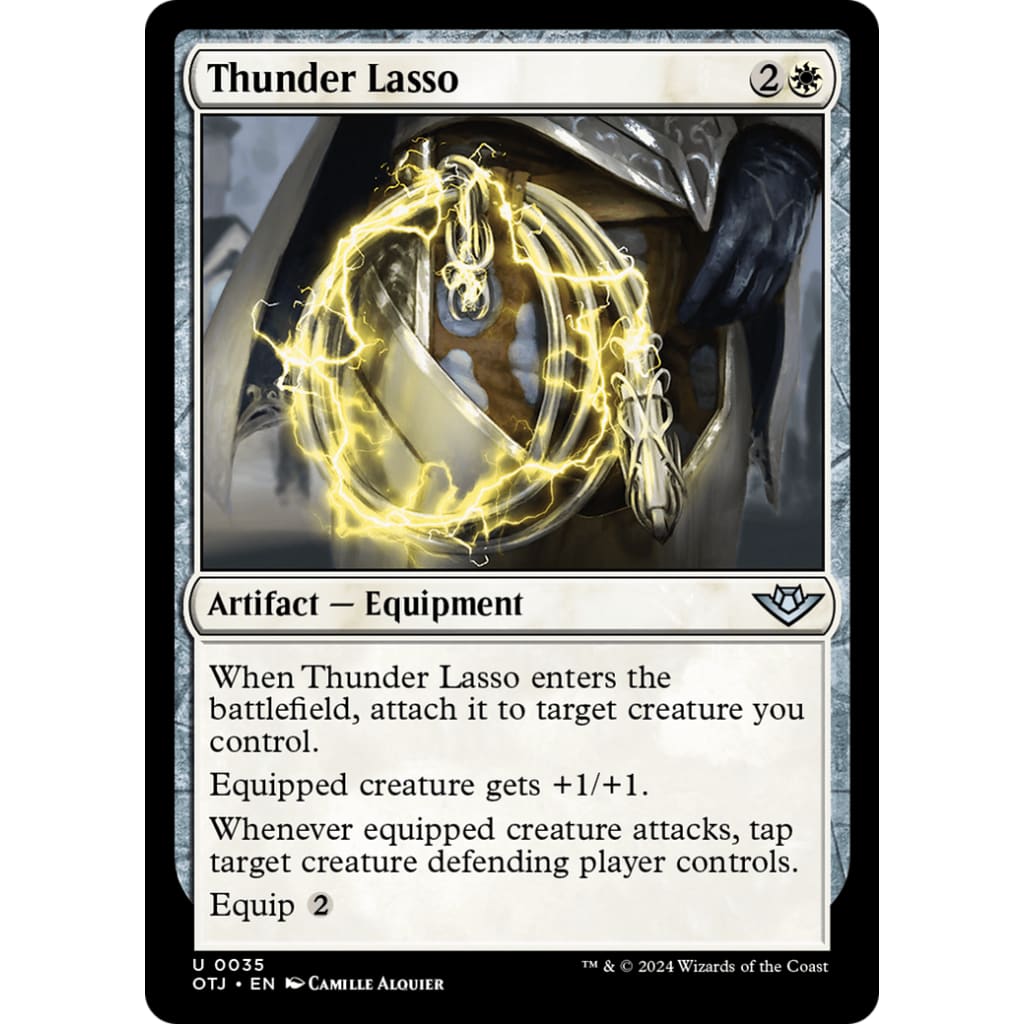 Thunder Lasso (OTJ-035) Foil - Single