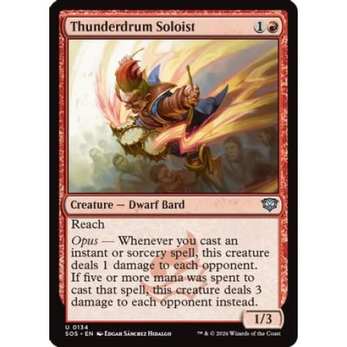 Thunderdrum Soloist (SOS-134) - Single