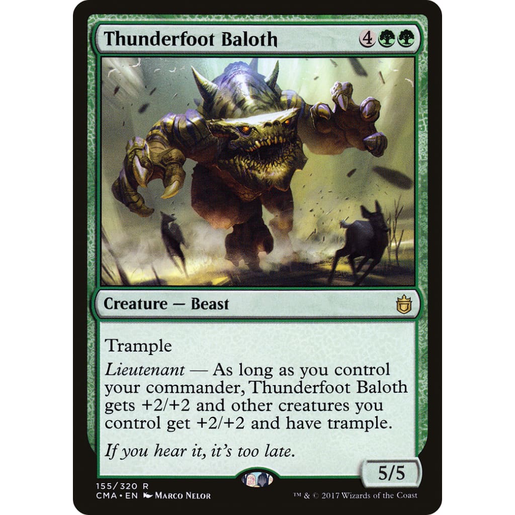 Thunderfoot Baloth (CMA-155) - Single