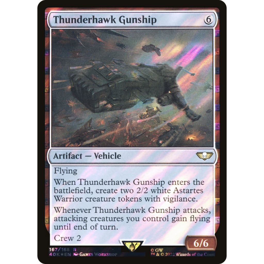 Thunderhawk Gunship (40K-167★) Foil - Single