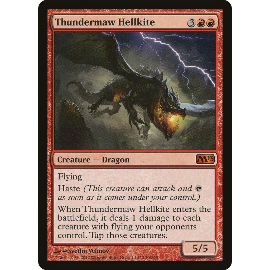 Thundermaw Hellkite (M13-150) Foil - Single