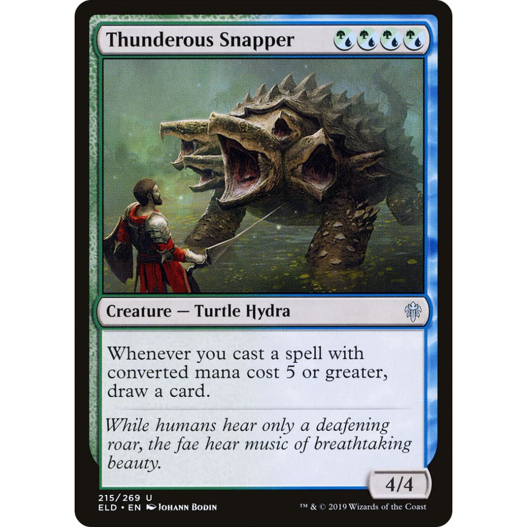 Thunderous Snapper (ELD-215) - Single