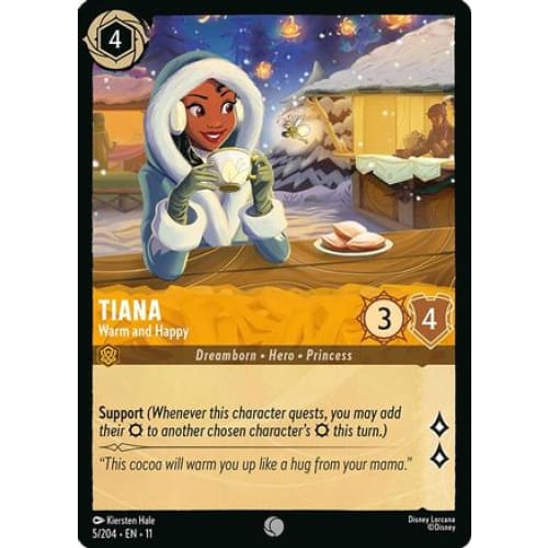 Tiana - Warm and Happy (5/204) - Winterspell - Single