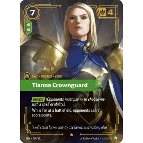 Tianna Crownguard (060/221) - Spiritforged Foil - Single