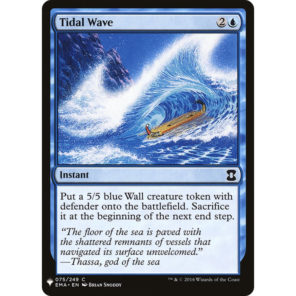 Tidal Wave (PLST-EMA-75) - Single