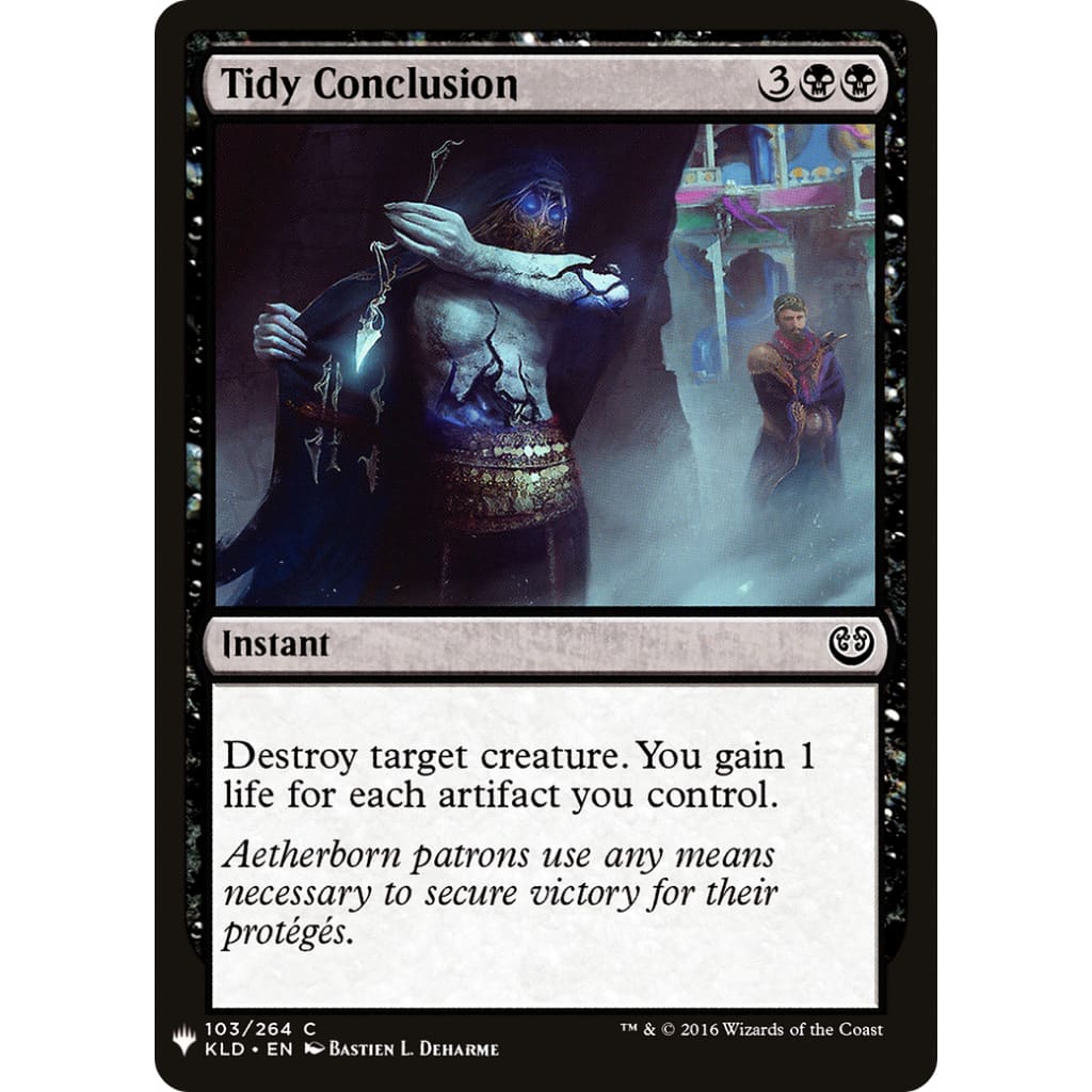 Tidy Conclusion (PLST-KLD-103) - Single