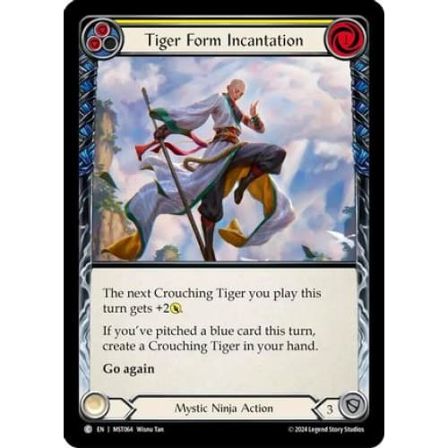 Tiger Form Incantation (Yellow) (PART THE MISTVEIL) - Single
