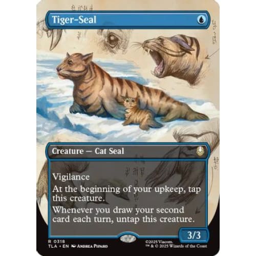 Tiger-Seal (Borderless) (TLA-318) Foil - Single