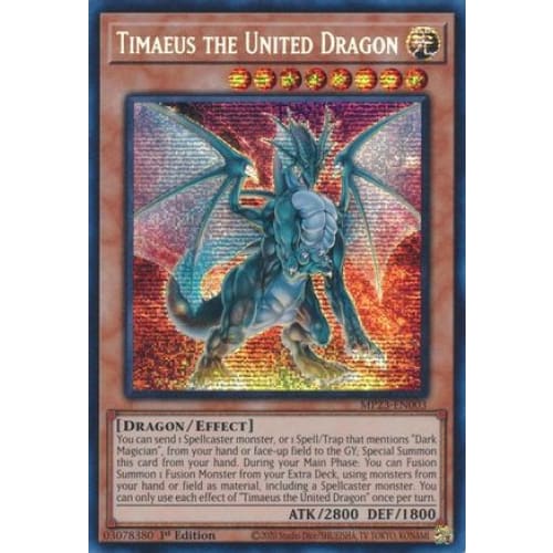 Timaeus the United Dragon - MP23-EN003 Prismatic Secret