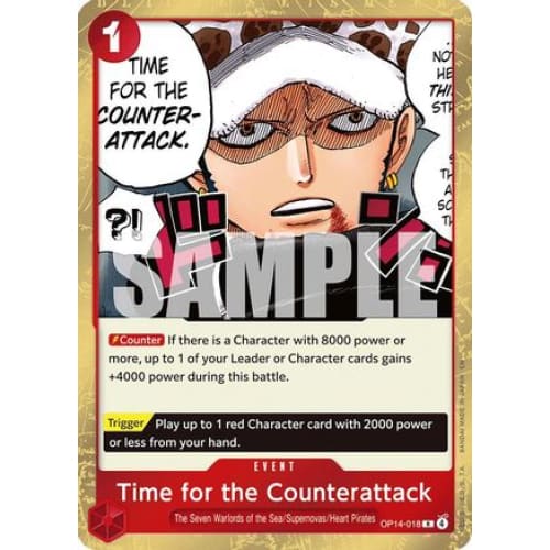 Time for the Counterattack OP14-018 R The Azure Sea’s Seven