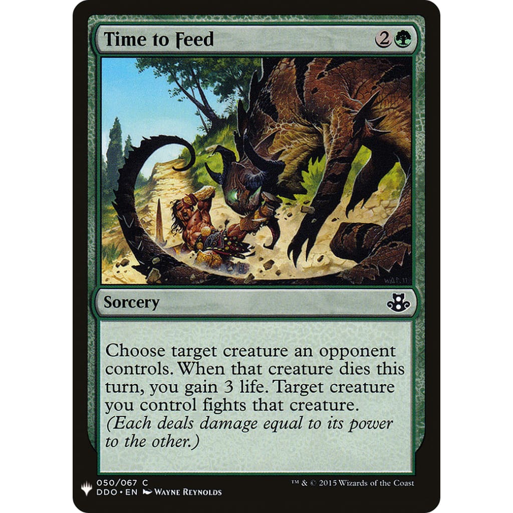 Time to Feed (PLST-DDO-50) - Single