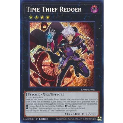 Time Thief Redoer (Secret Rare) - RA01-EN041 Secret Rare
