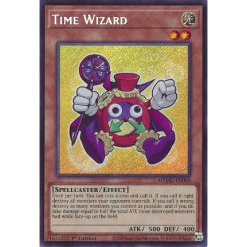 Time Wizard - MZMU-EN060 Secret Rare 1st Edition - Single
