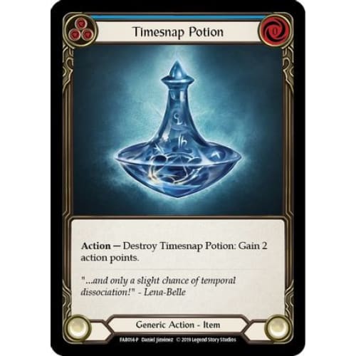 Timesnap Potion (FLESH AND BLOOD: PROMO CARDS) 1st Edition