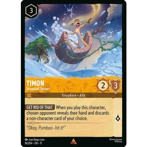 Timon - Snowball Swiper (16/204) - Winterspell Cold Foil