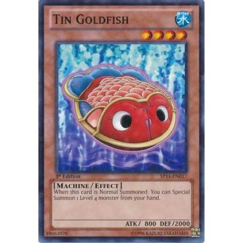 Tin Goldfish (Starfoil) (SP14-EN017) Starfoil Rare 1st