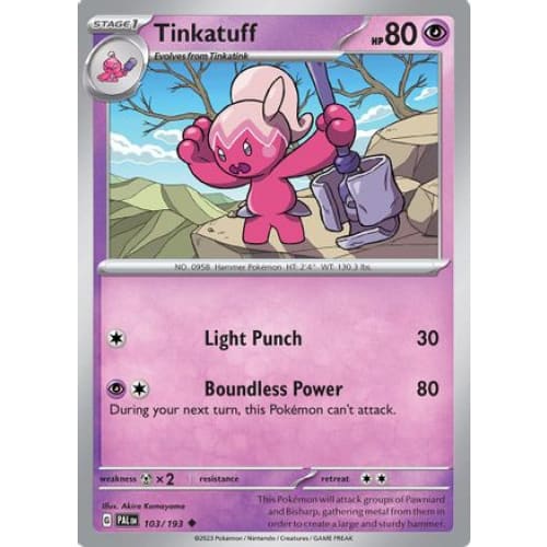 Tinkatuff - 103/193 (103) Uncommon - Single