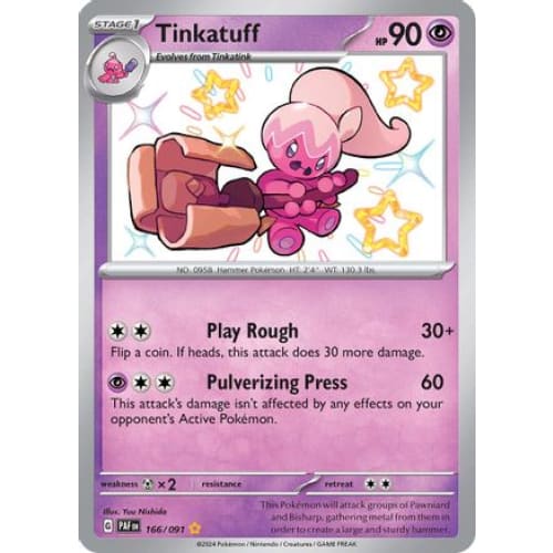 Tinkatuff (166) Shiny Rare Holofoil - Single