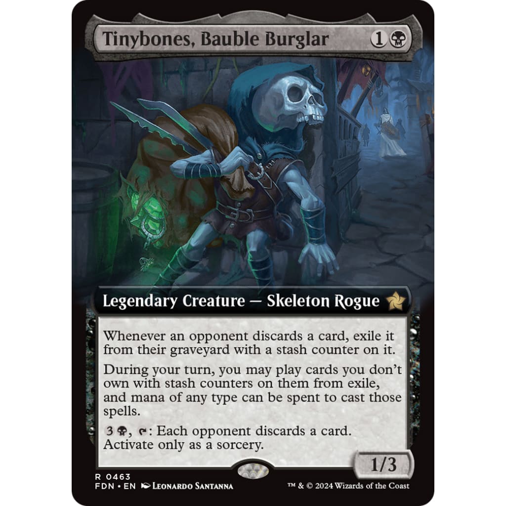 Tinybones Bauble Burglar (FDN-463): (Extended Art) Foil