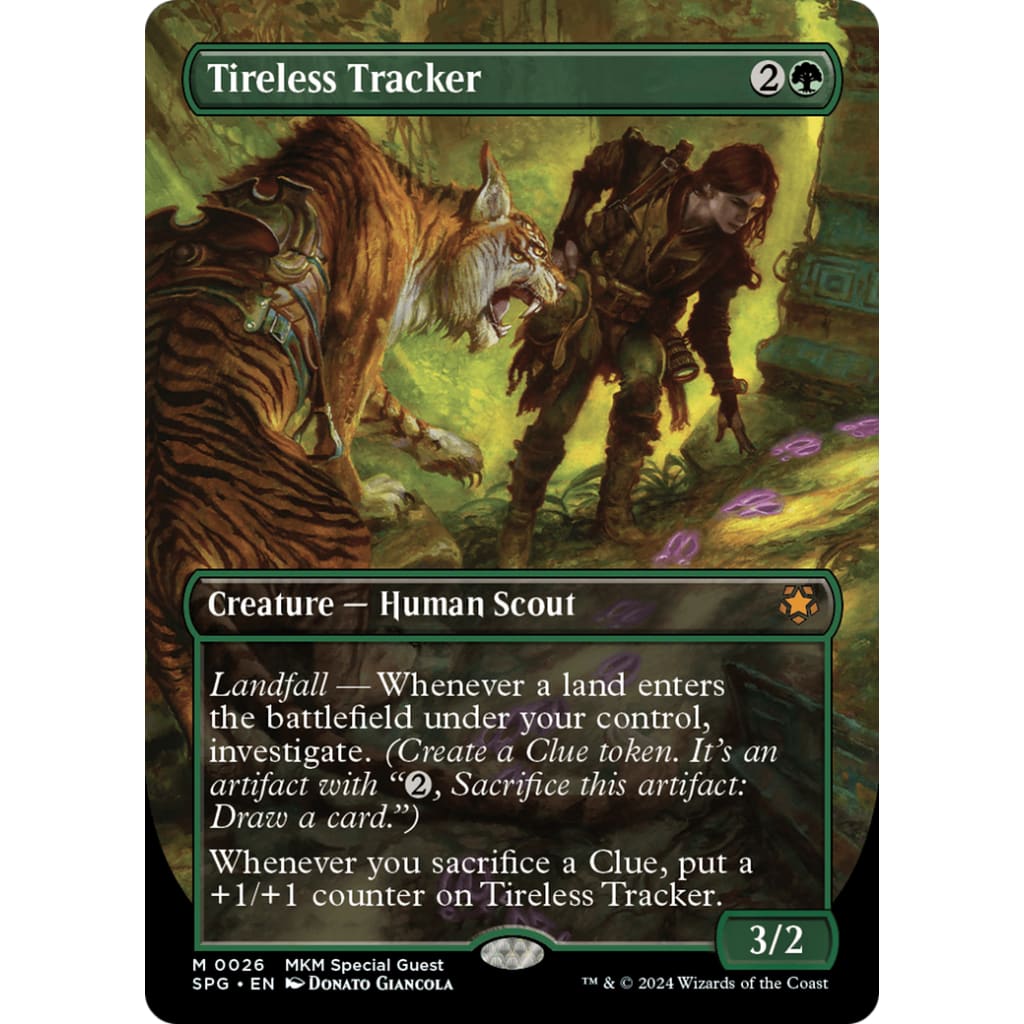 Tireless Tracker (SPG-026) (Borderless) - Single