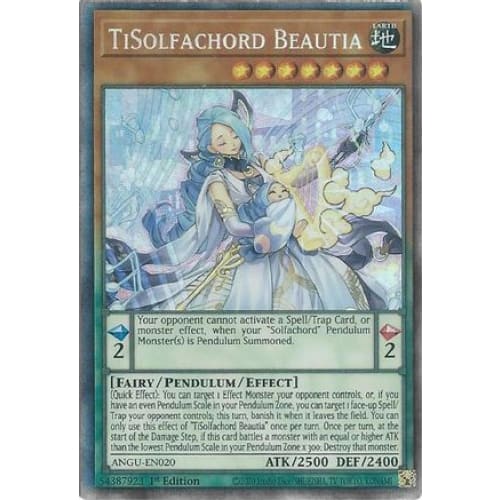 TiSolfachord Beautia (CR) (ANGU-EN020) Collector’s Rare 1st