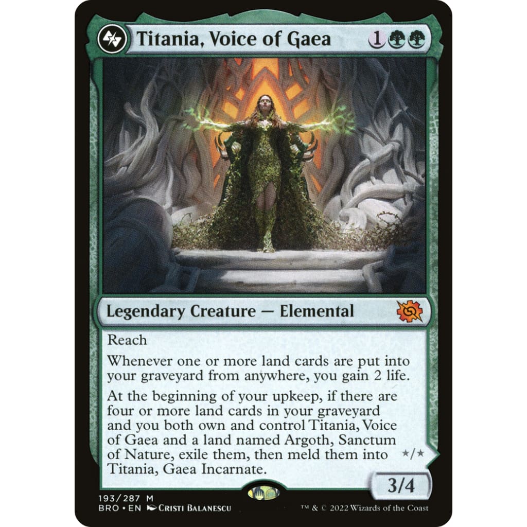 Titania Voice of Gaea (BRO-193) - Single