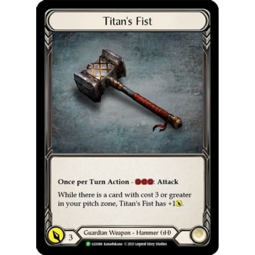 Titan’s Fist (FLESH AND BLOOD: PROMO CARDS) Cold Foil