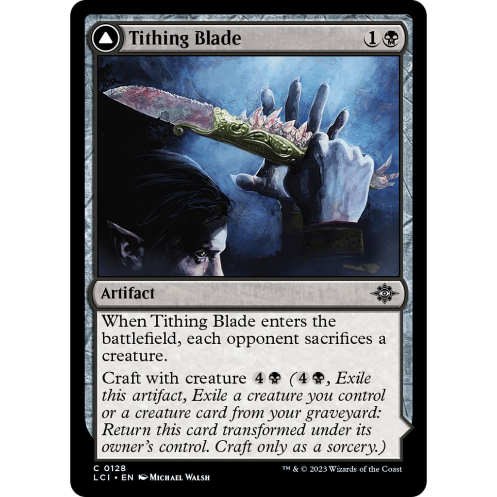 Tithing Blade // Consuming Sepulcher (LCI-128) Foil - Single