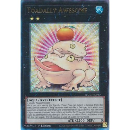 Toadally Awesome (PUR) - RA03-EN040 Prismatic Ultimate Rare