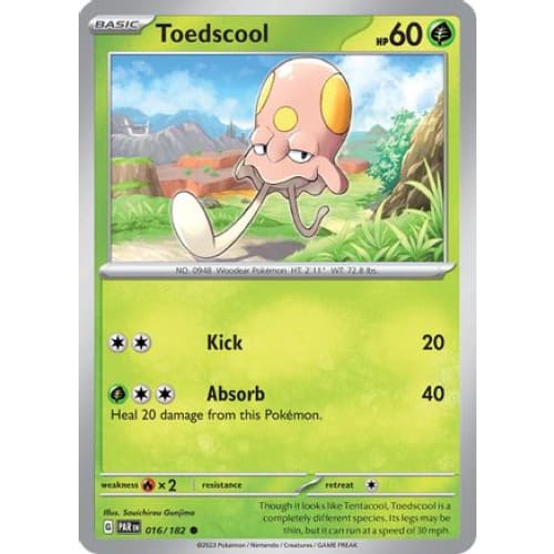 Toedscool - 016/182 (16) Common Reverse Holofoil - Single