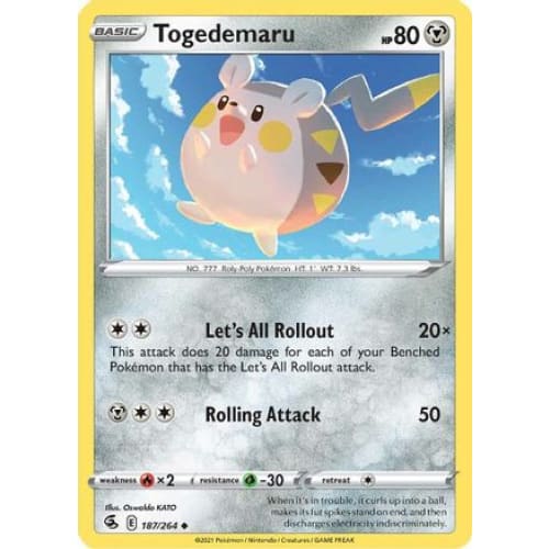 Togedemaru (187/264) Uncommon - Single