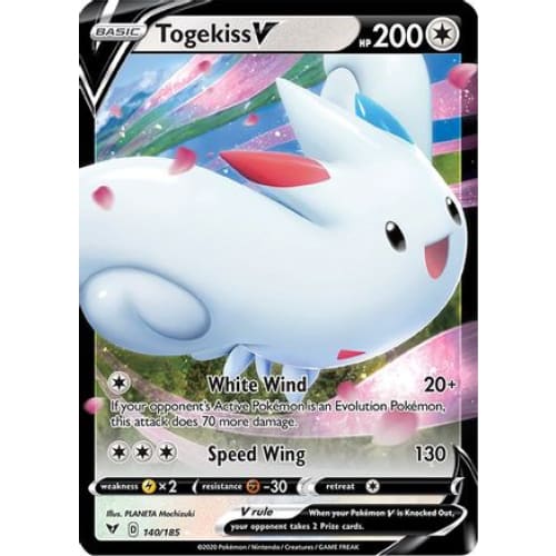 Togekiss V (140/185) Holo Rare Holofoil - Single