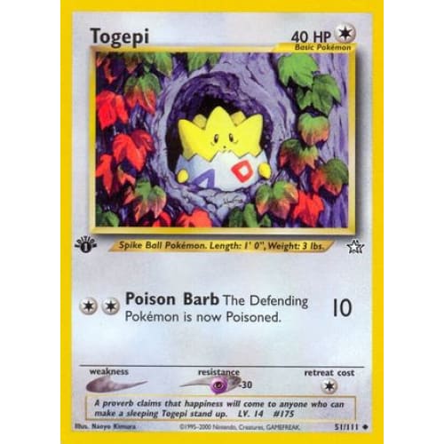 Togepi (051/111) Uncommon Unlimited - Single