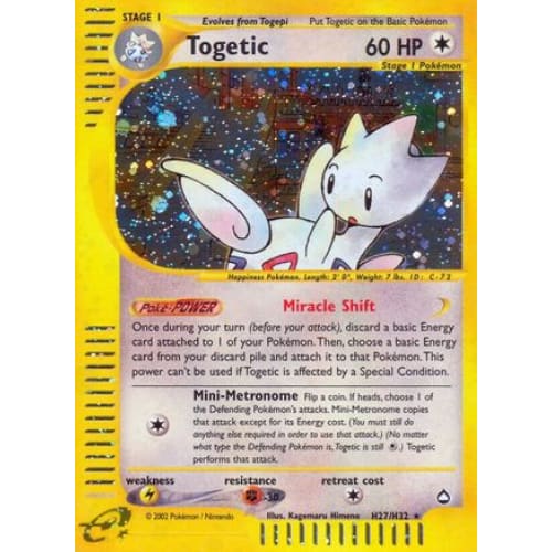 Togetic (H27/147) Holo Rare Holofoil - Single