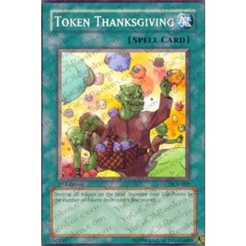 Token Thanksgiving (DCR-041) Common / Short Print Unlimited