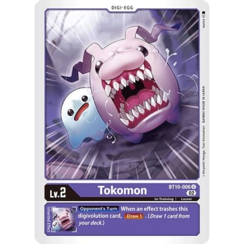 Tokomon - BT10-006 - Uncommon - Single