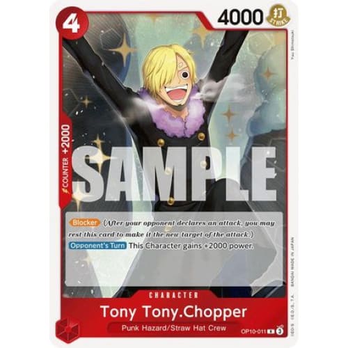 Tony Tony.Chopper (011) OP10-011 R Royal Blood Foil - Single