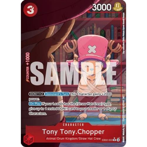 Tony Tony.Chopper (Alternate Art) EB02-003 R Extra Booster: